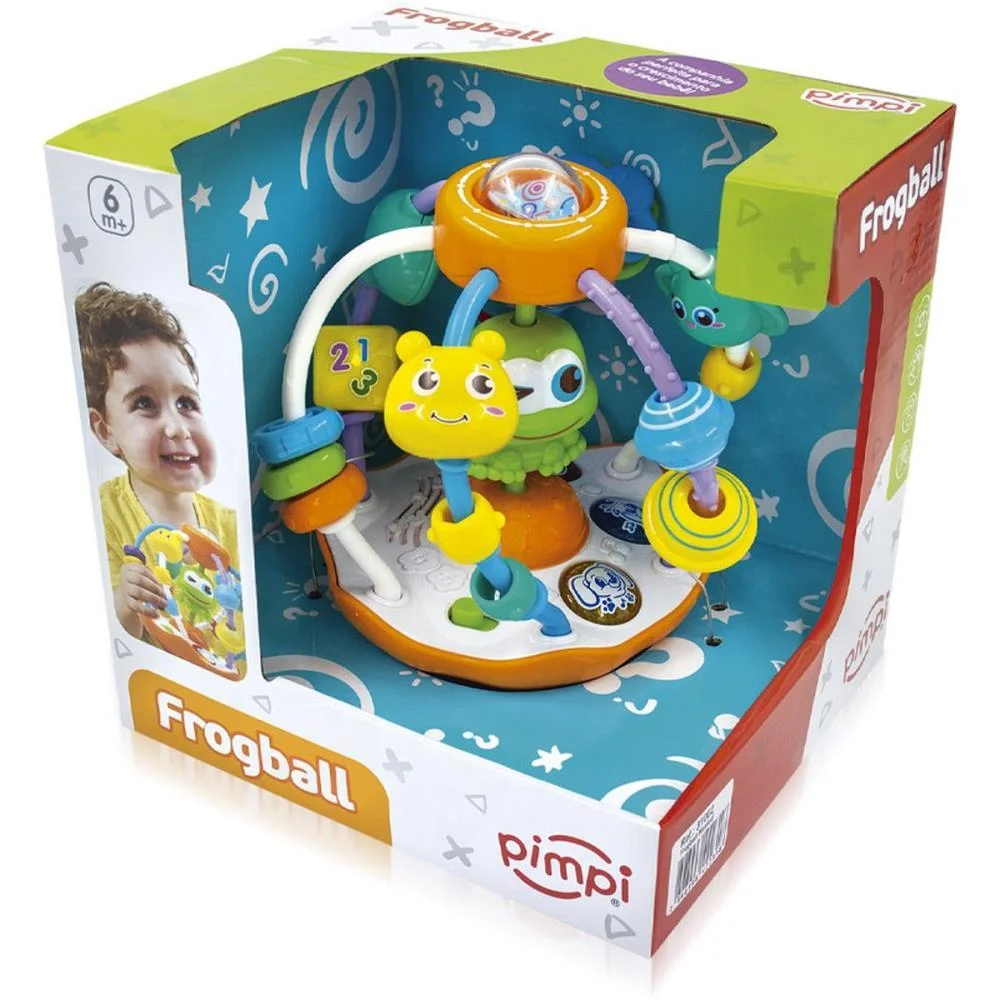 Brinquedo Para Bebe Frogball Musical Maral - imagem 4