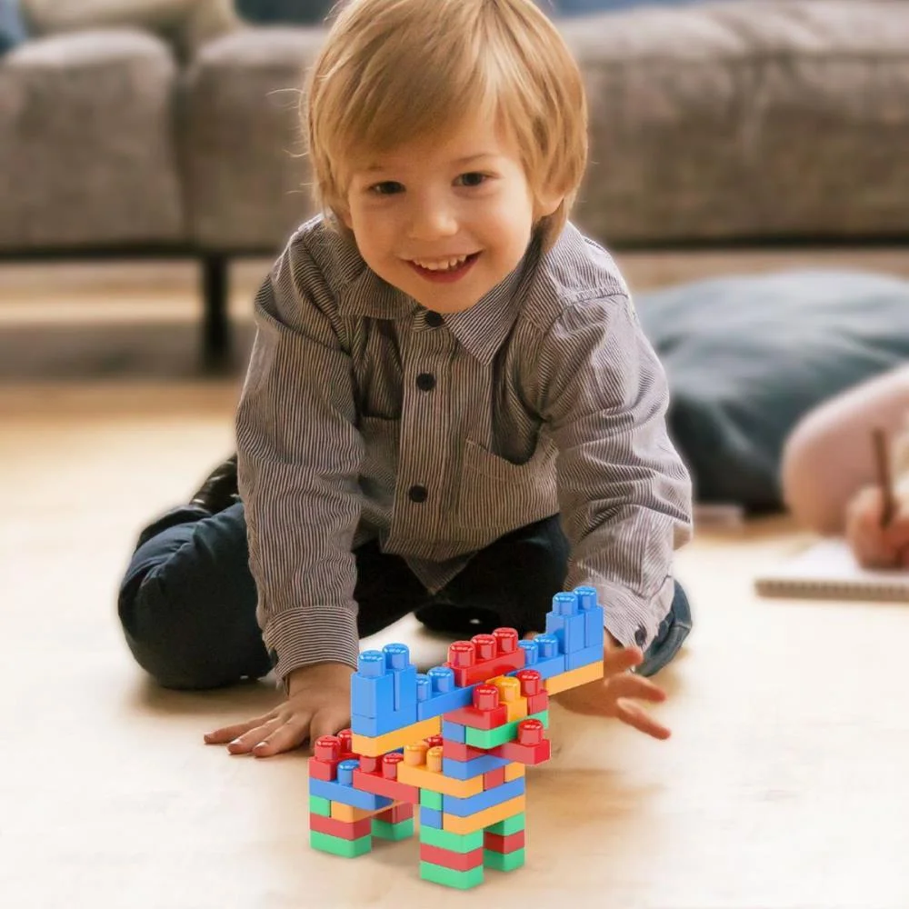 Brinquedo Para Montar Sacola Construcao Click 440Pcs Dismat - imagem 4