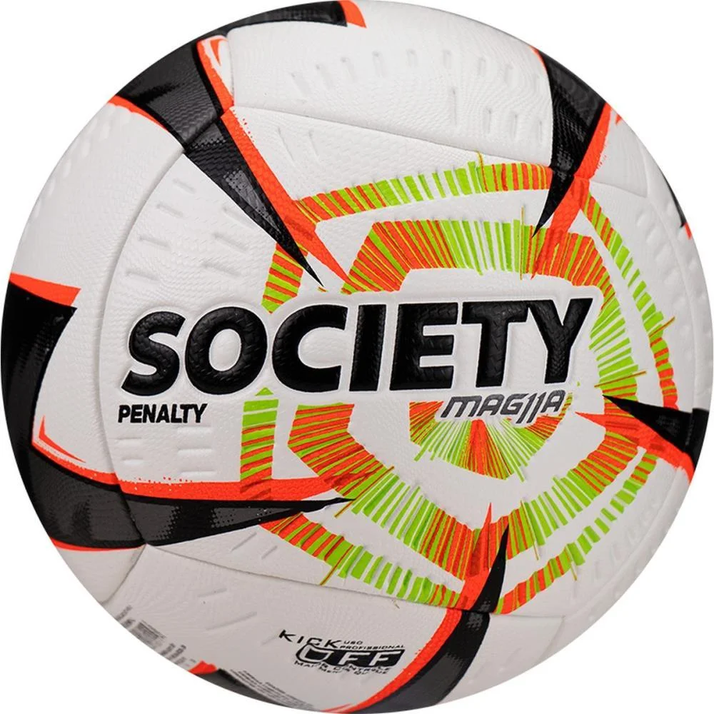 Bola De Futebol Society Mag11A R2 Xxvi Bc-Vd-Lj Penalty - imagem 4