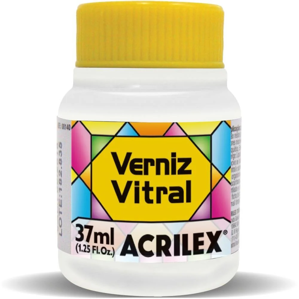 Verniz Vitral Incolor 37Ml. Acrilex (Cx.c/06) - imagem 2