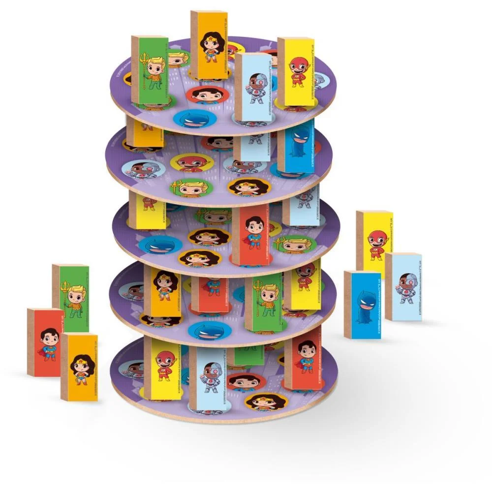 Brinquedo Educativo Dc Super Friends Equilibra Mad Nig Brinquedos - imagem 4