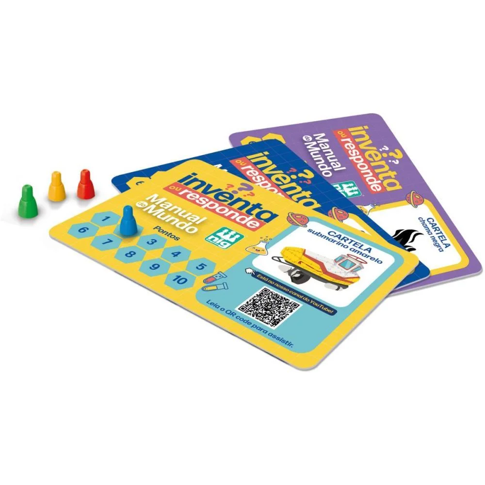 Jogo Diverso Inventa Ou Responde Nig Brinquedos - imagem 6