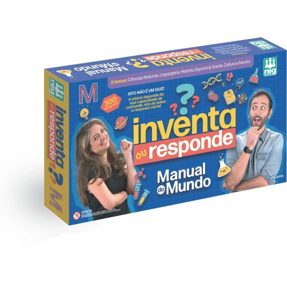 Jogo Diverso Inventa Ou Responde Nig Brinquedos - imagem 8