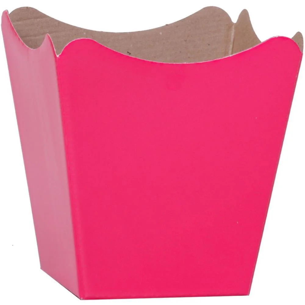 Cachepot Paper Liso Pote 15 Pink 16X17X11Cm Xingo Embalagens (Pct.c/10) - imagem 3