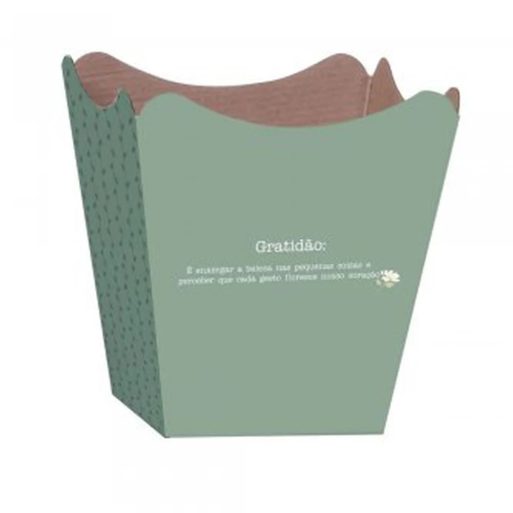 Cachepot Paper Decorado Pote 15 Daisy 16X17X11Cm Xingo Embalagens (Pct.c/10) - imagem 3