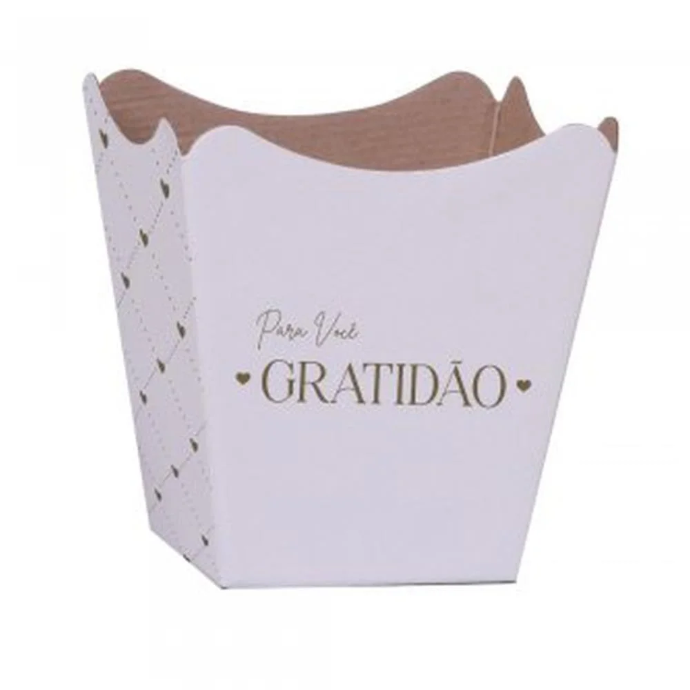 Cachepot Paper Decorado Pote 15 Essencia Bc 16X17X11Cm Xingo Embalagens (Pct.c/10) - imagem 3