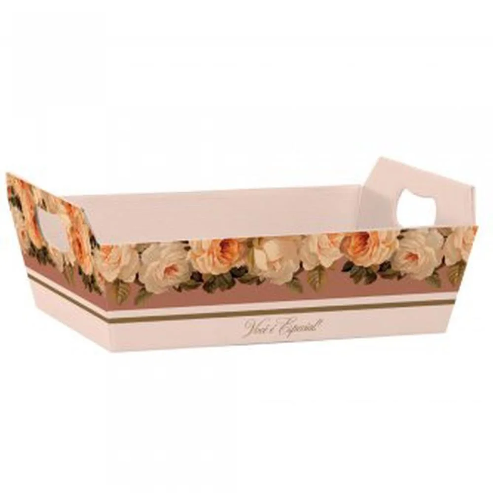 Cesta De Papel Giullia P 21,5X8X15Cm Xingo Embalagens (Pct.c/04) - imagem 2