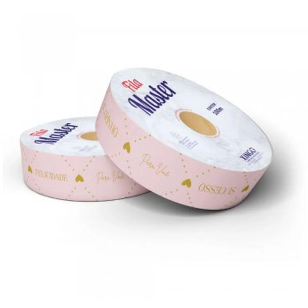 Fita Master Decorada 32Mmx100M Essencia Rosa Xingo Embalagens - imagem 2