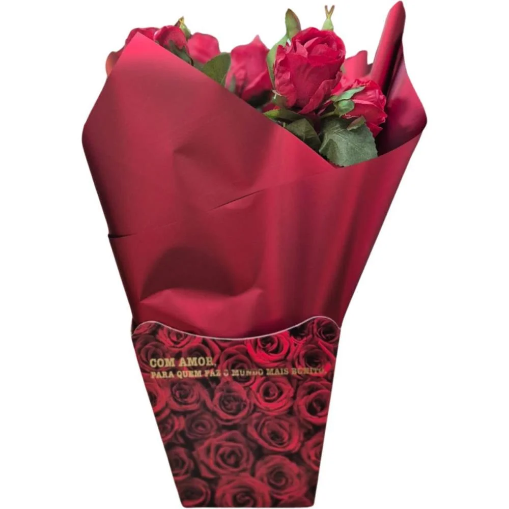 Cachepot Paper Decorado Pote 15 Scarlet Xingo Embalagens (Pct.c/10) - imagem 4
