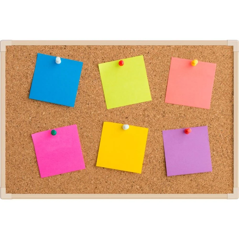 Quadro Aviso Moldura Madeira Cortica Aparente Neo 60X40Cm Stalo (Pct.c/02) - imagem 2