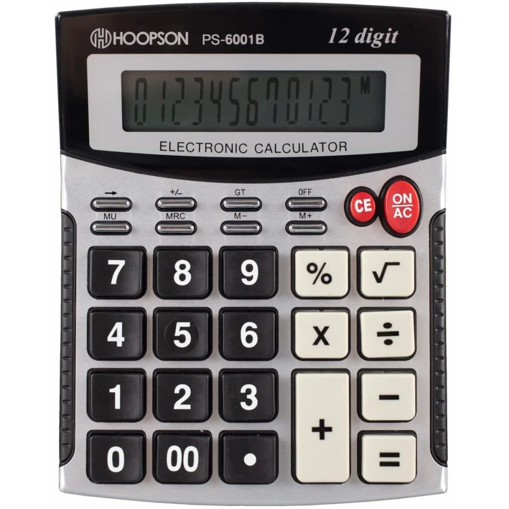 Calculadora De Mesa 12 Digitos Prata Mercoriental - imagem 3