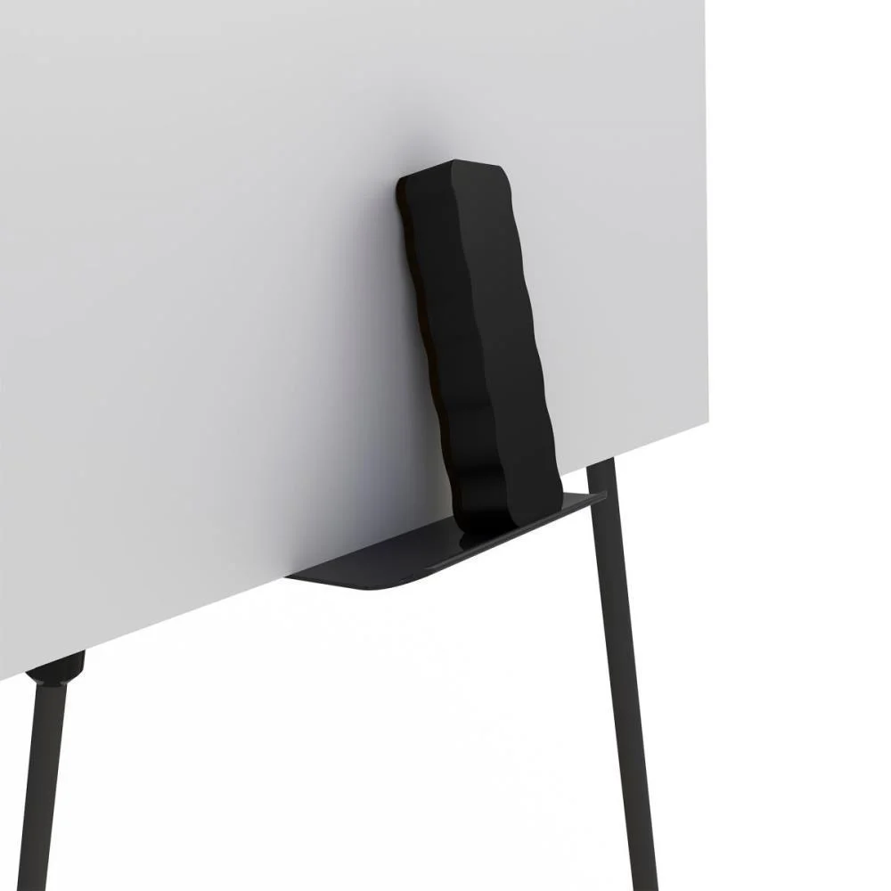Cavalete Para Flip-Chart Mdf Natural Retratil 1,73M Stalo - imagem 4
