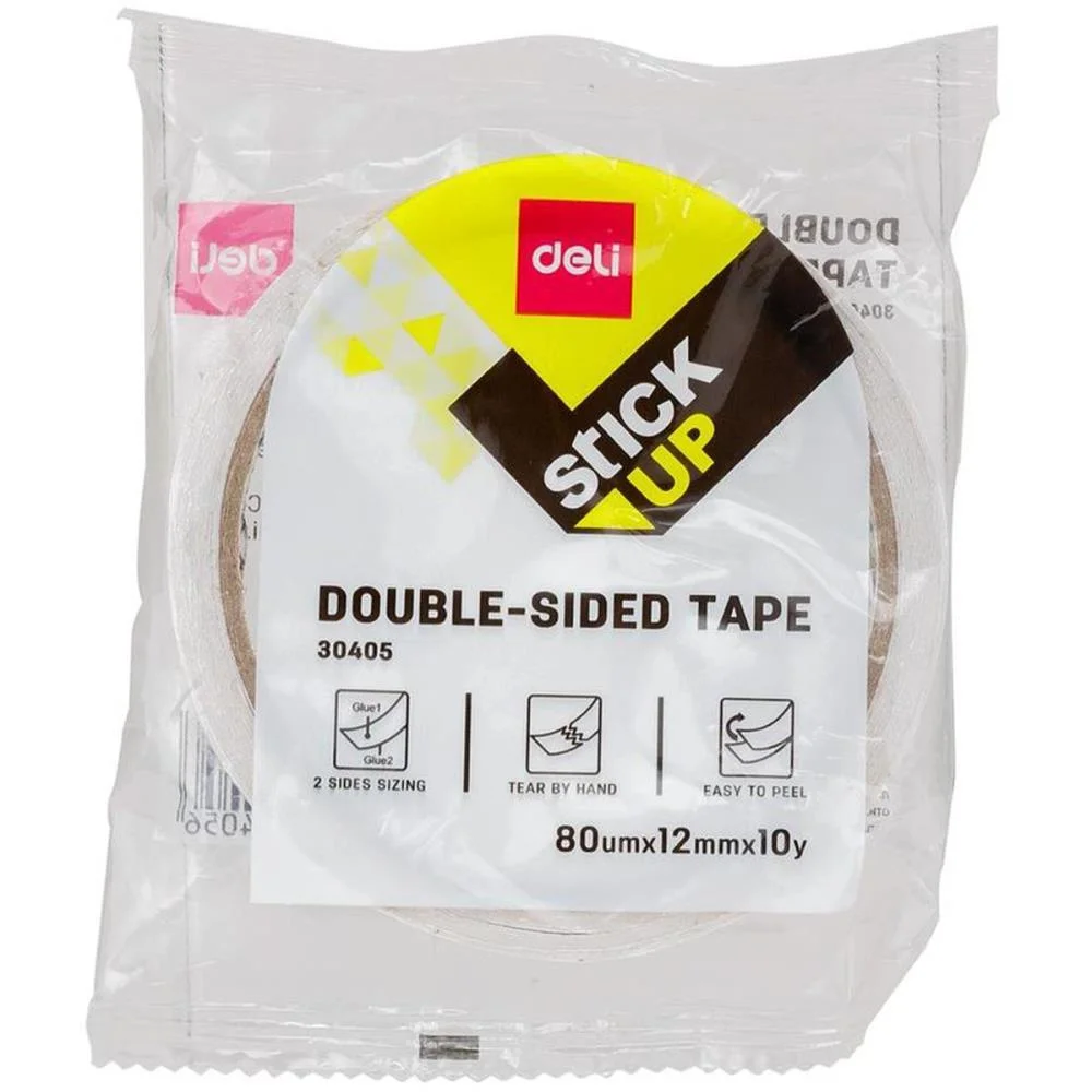 Fita Dupla Face Double Sided Tape 12Mmx9,114M Deli - imagem 4
