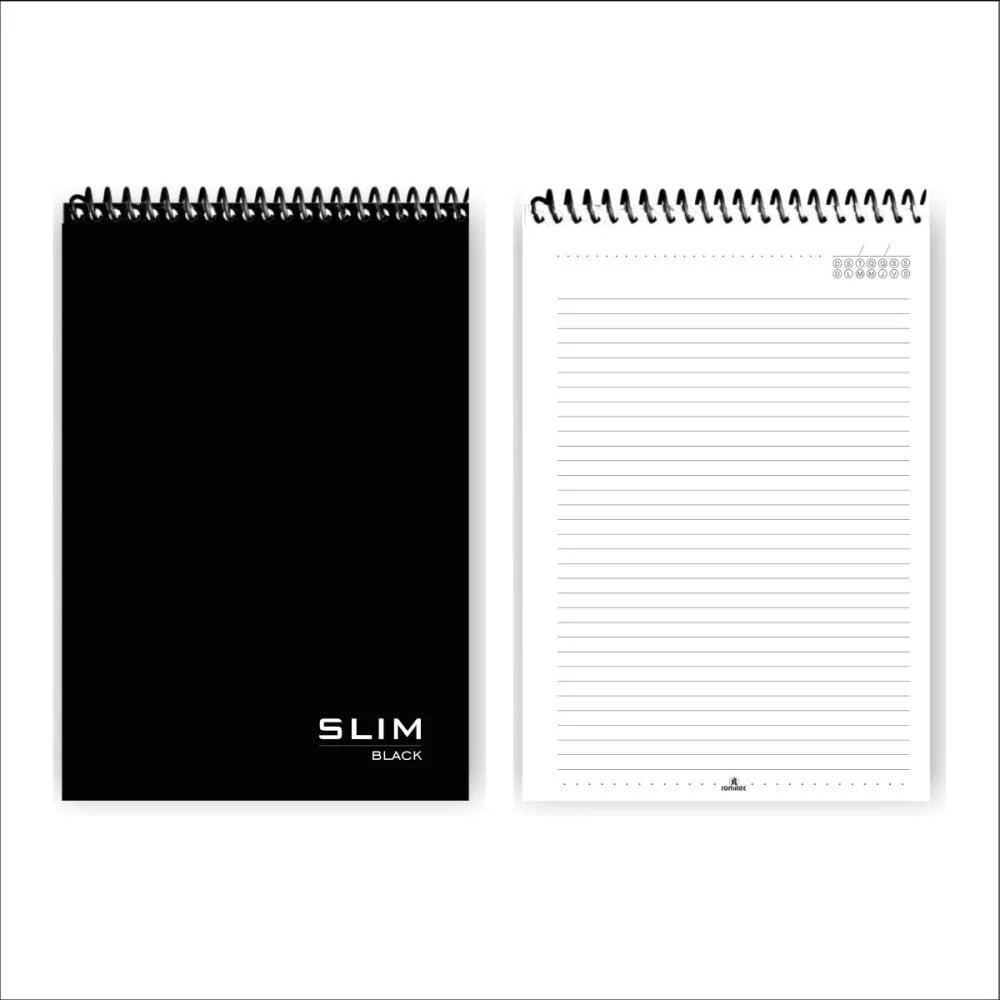 Caderno 01X1 Capa Dura Espiral Super.(Canhoto) Pt 80F Romitec (Pct.c/04) - imagem 2