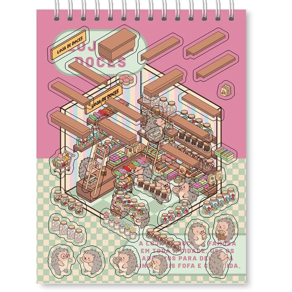 Livro Com Adesivos Cenario Construa Seu Mundo Culturama - imagem 3