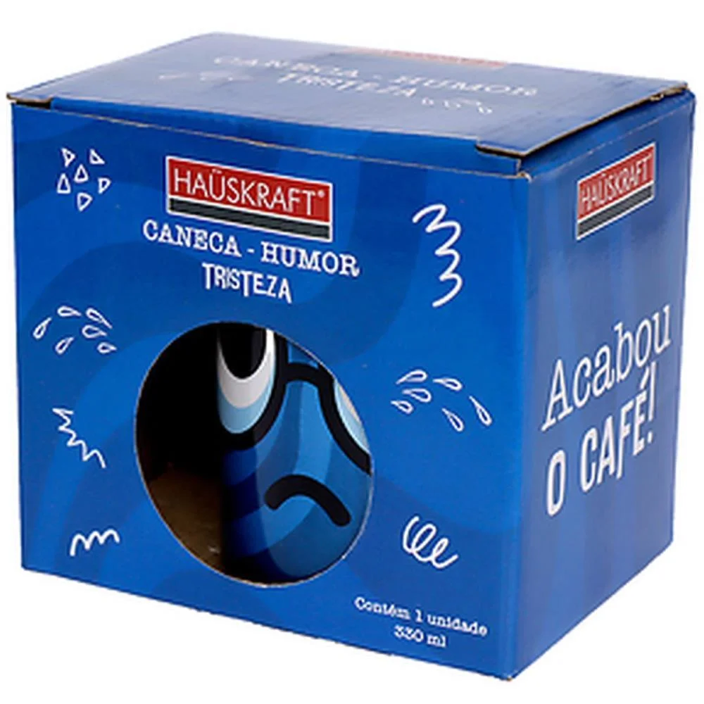 Caneca Decorada Humor Tristeza 330Ml Western - imagem 6