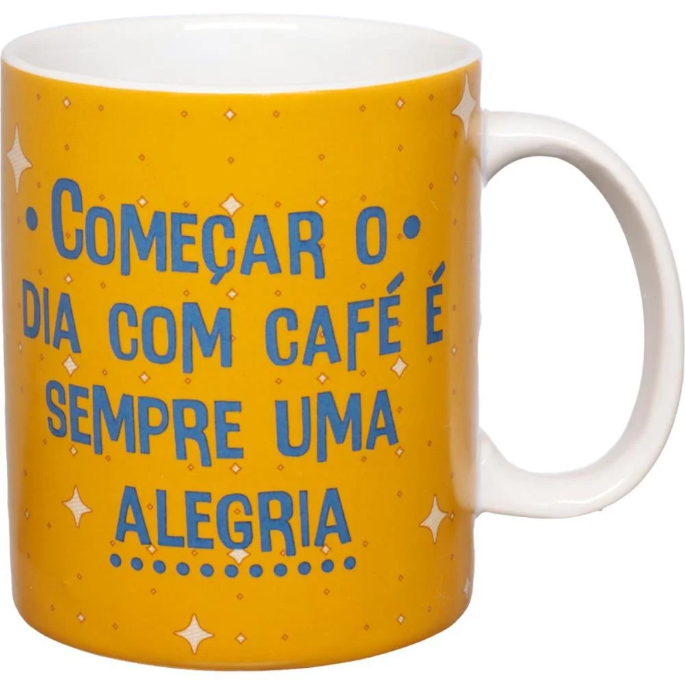 Caneca Decorada Humor Felicidade 330Ml Western - imagem 5
