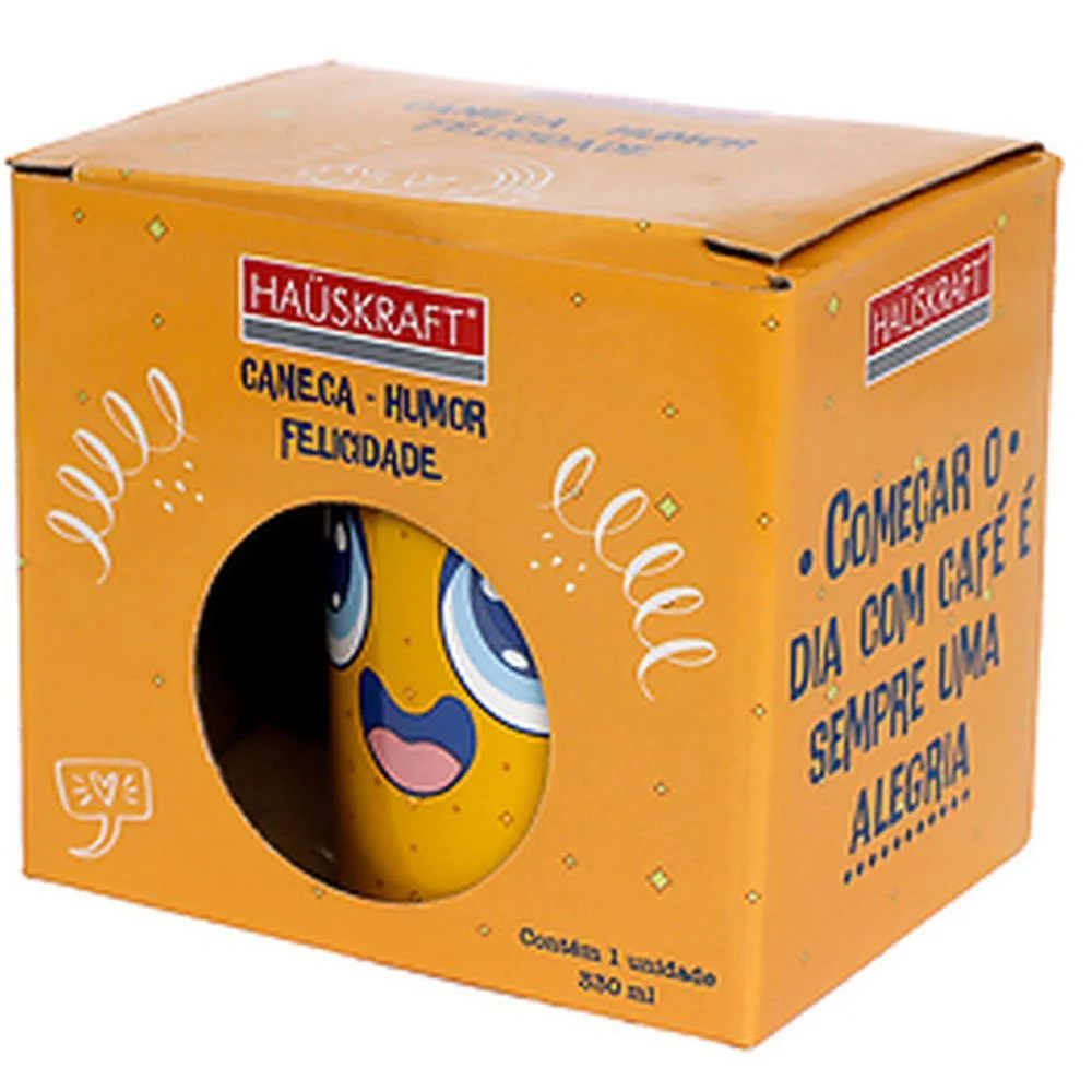 Caneca Decorada Humor Felicidade 330Ml Western - imagem 6