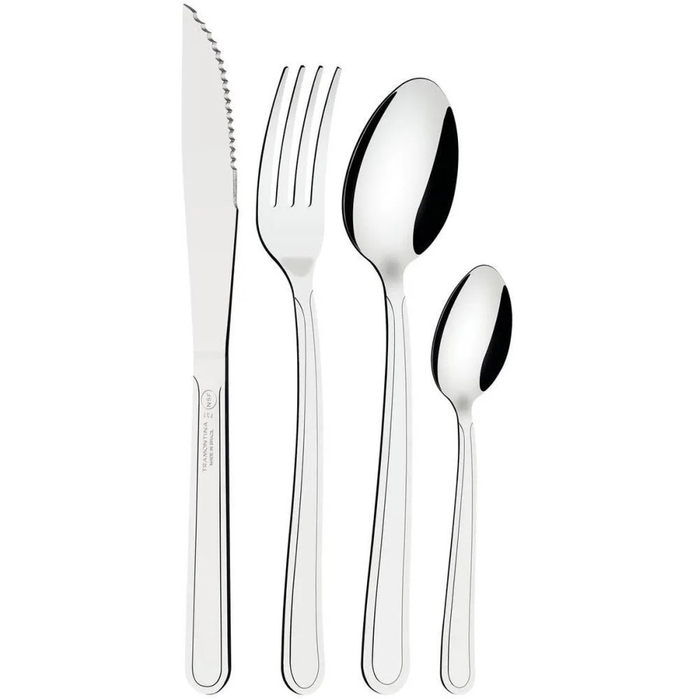 Talher Faqueiro Buzios 24Pc Inox Tramontina - imagem 5