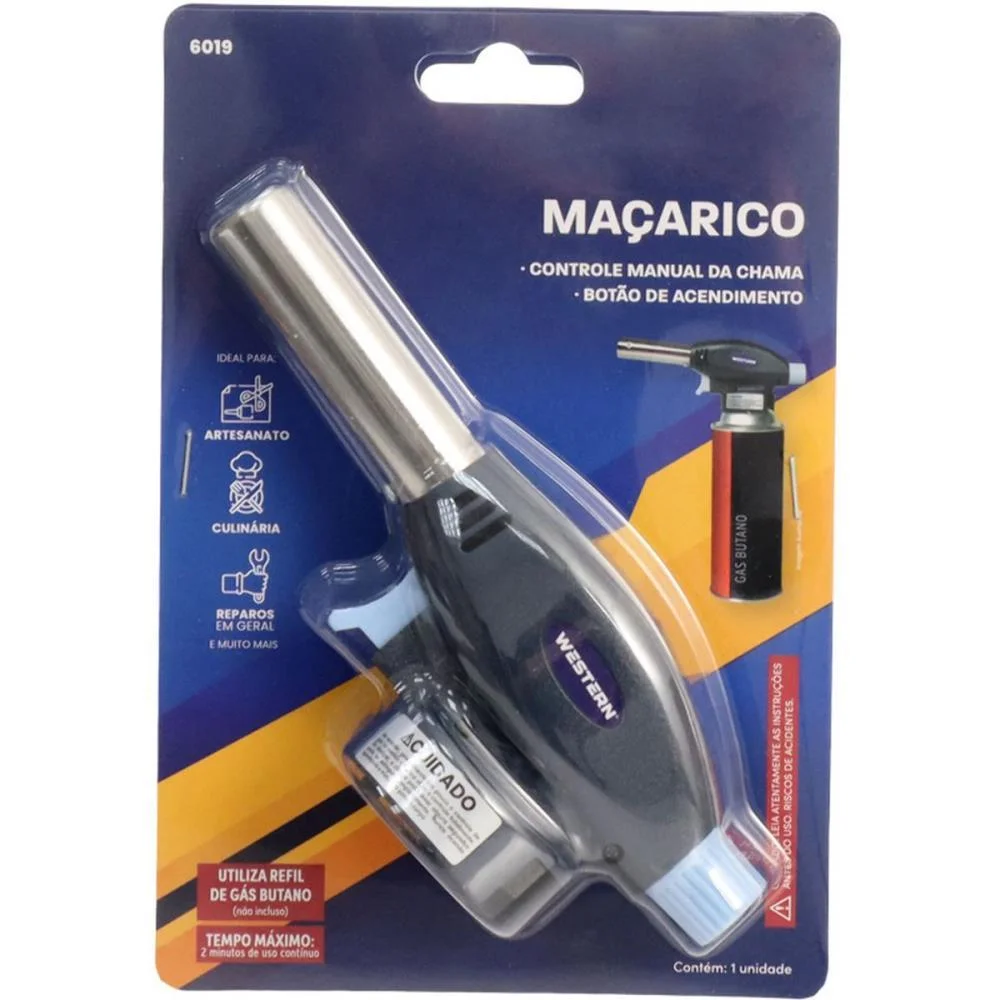 Utensilio Domestico Macarico Portatil Multiuso Western (Blister) - imagem 4