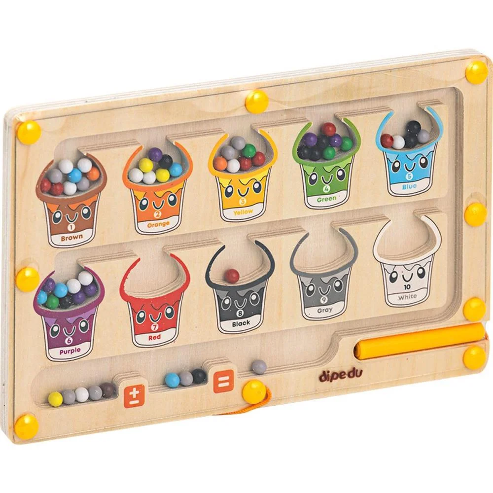 Brinquedo Pedagogico Madeira Dipedu Labirinto Magnetico Brw (Unidade) - imagem 3