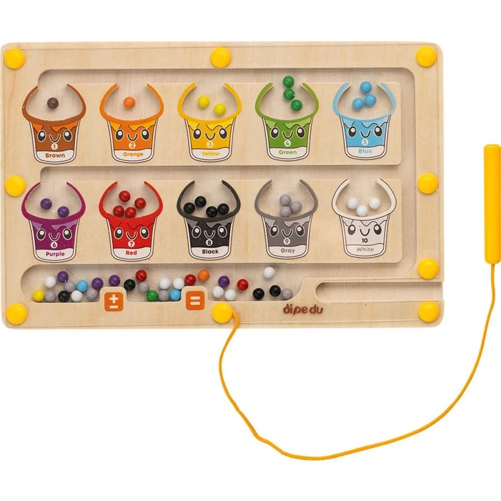Brinquedo Pedagogico Madeira Dipedu Labirinto Magnetico Brw (Unidade) - imagem 4