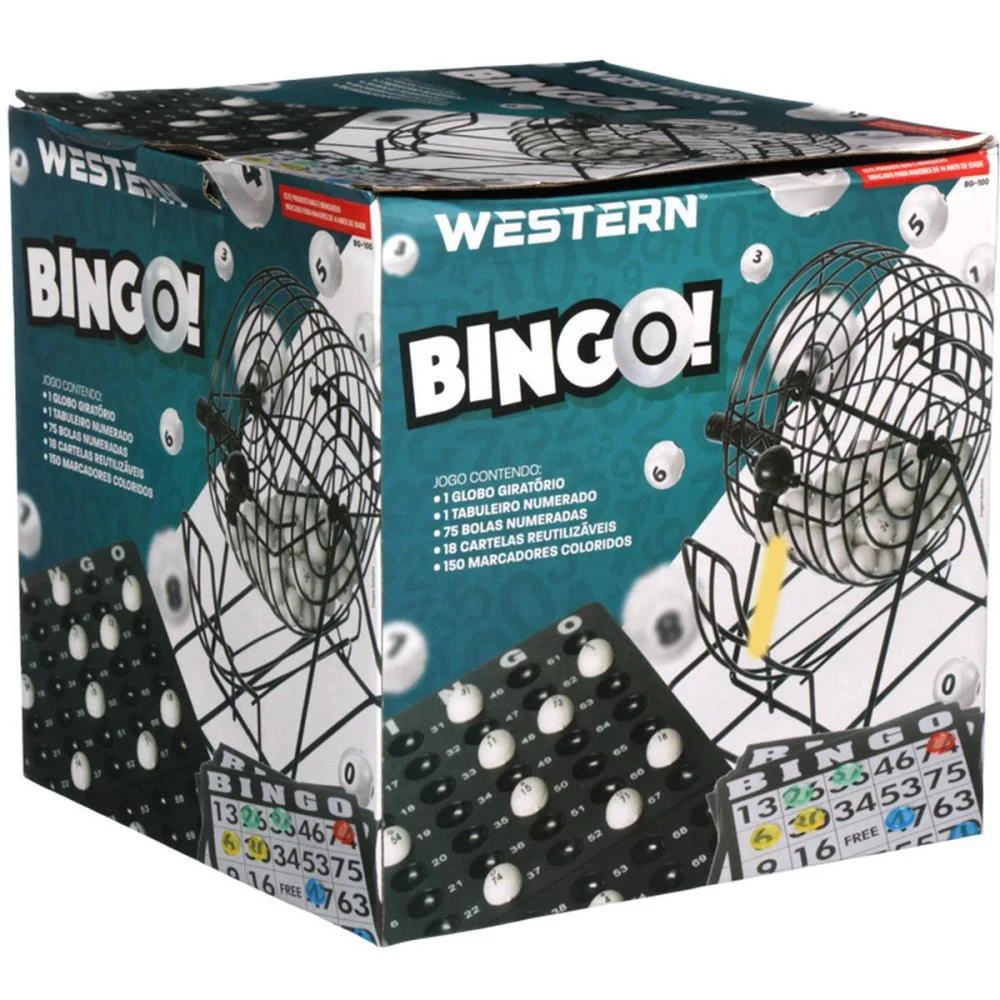 Jogo De Bingo Roleta De Metal Completo Western (Unidade) - imagem 5