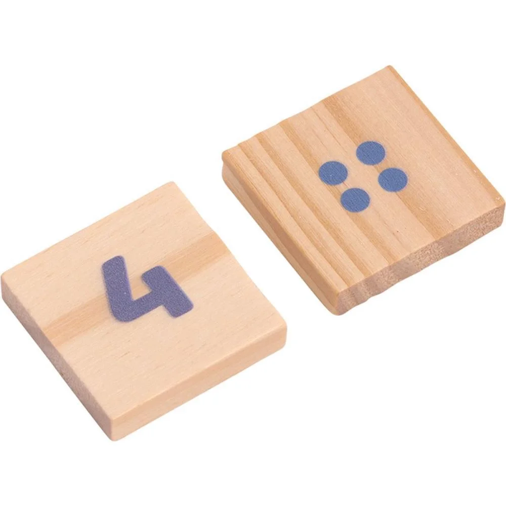 Brinquedo Pedagogico Madeira Dipedu Aprendendo Numeros C/75 Brw (Unidade) - imagem 4