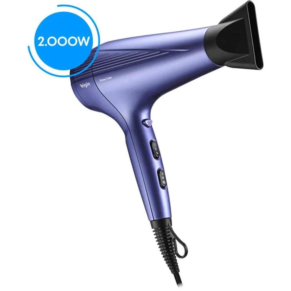 Secador De Cabelo Glossy Color 2000W 220V Elgin (Unidade) - imagem 3