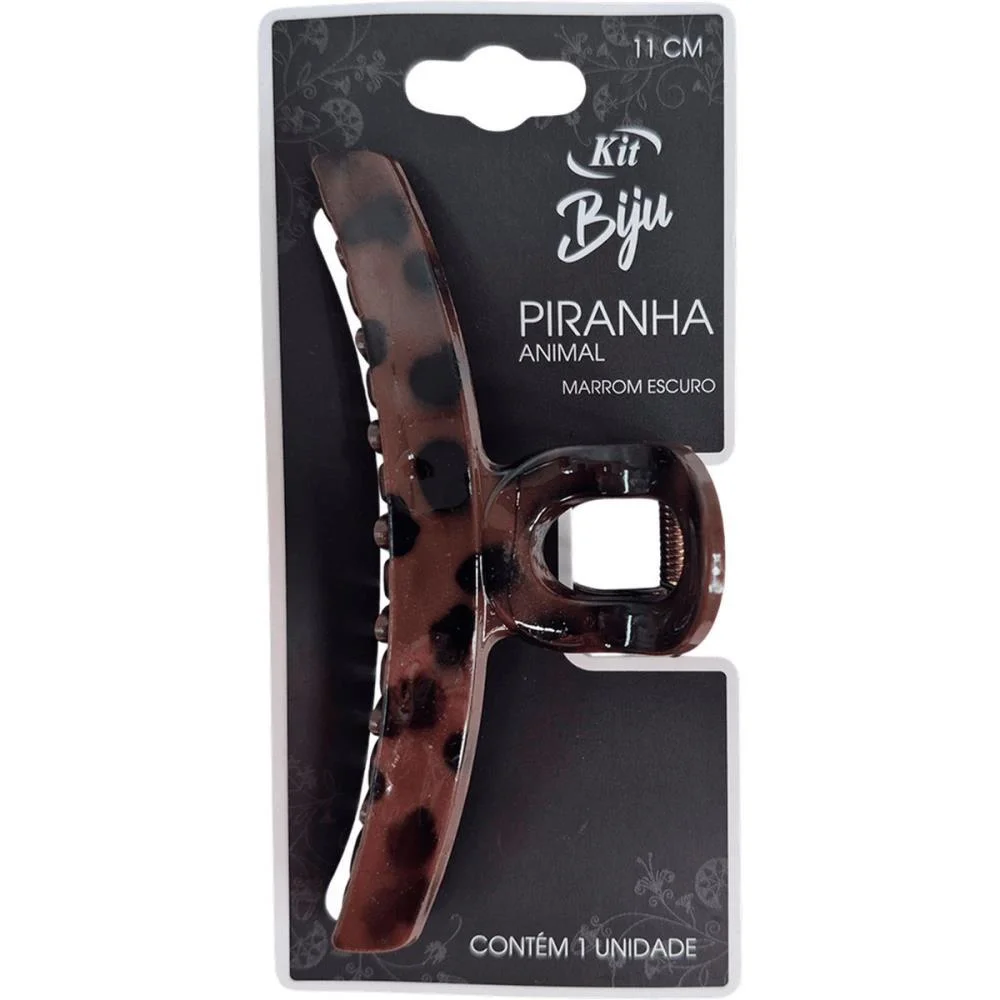Acessorio Para Cabelo Piranha 11Cm Animal Kit (Unidade) - imagem 2