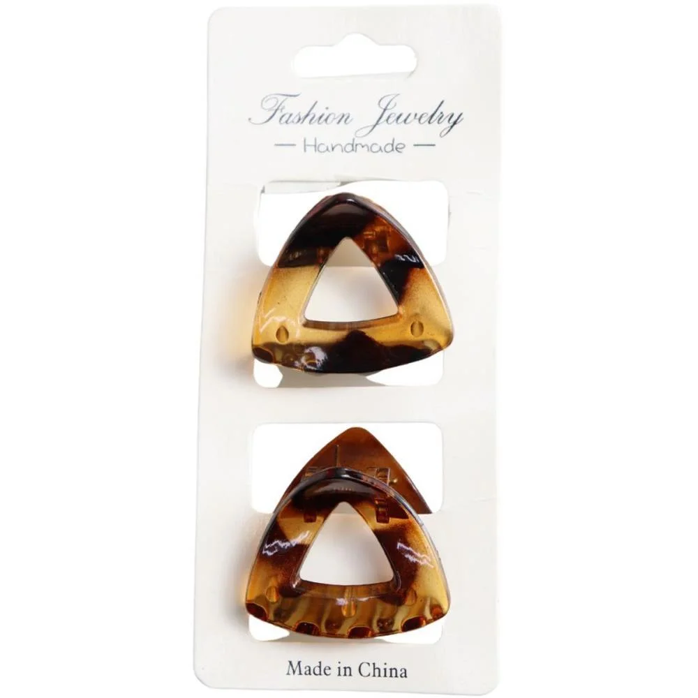 Acessorio Para Cabelo Piranha Triangulo 4,5Cm Tartar Kit (Ct./02) - imagem 2