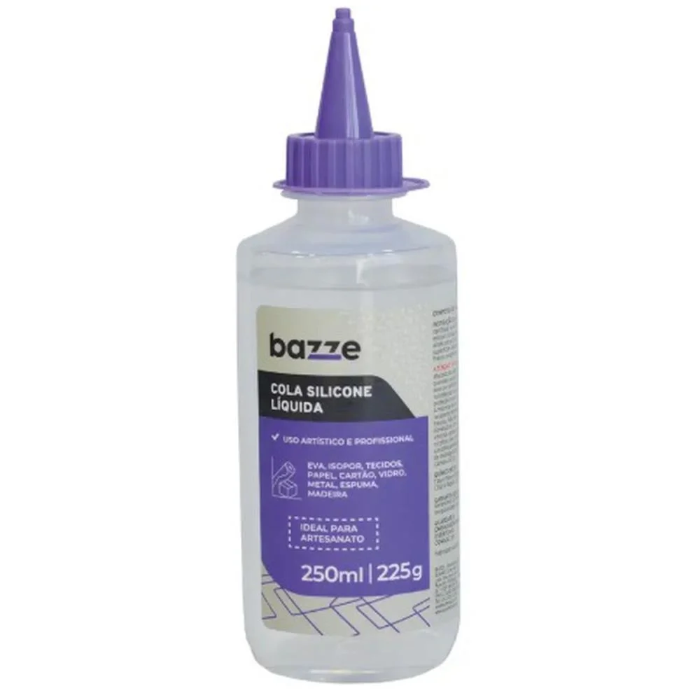 Cola Para Artesanato Bazze Silicone Liquida 250Ml Summit (Dp.c/04) - imagem 4