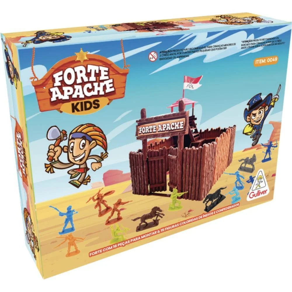 Miniatura Colecionavel Forte Apache Batalha Kids Gulliver - imagem 4