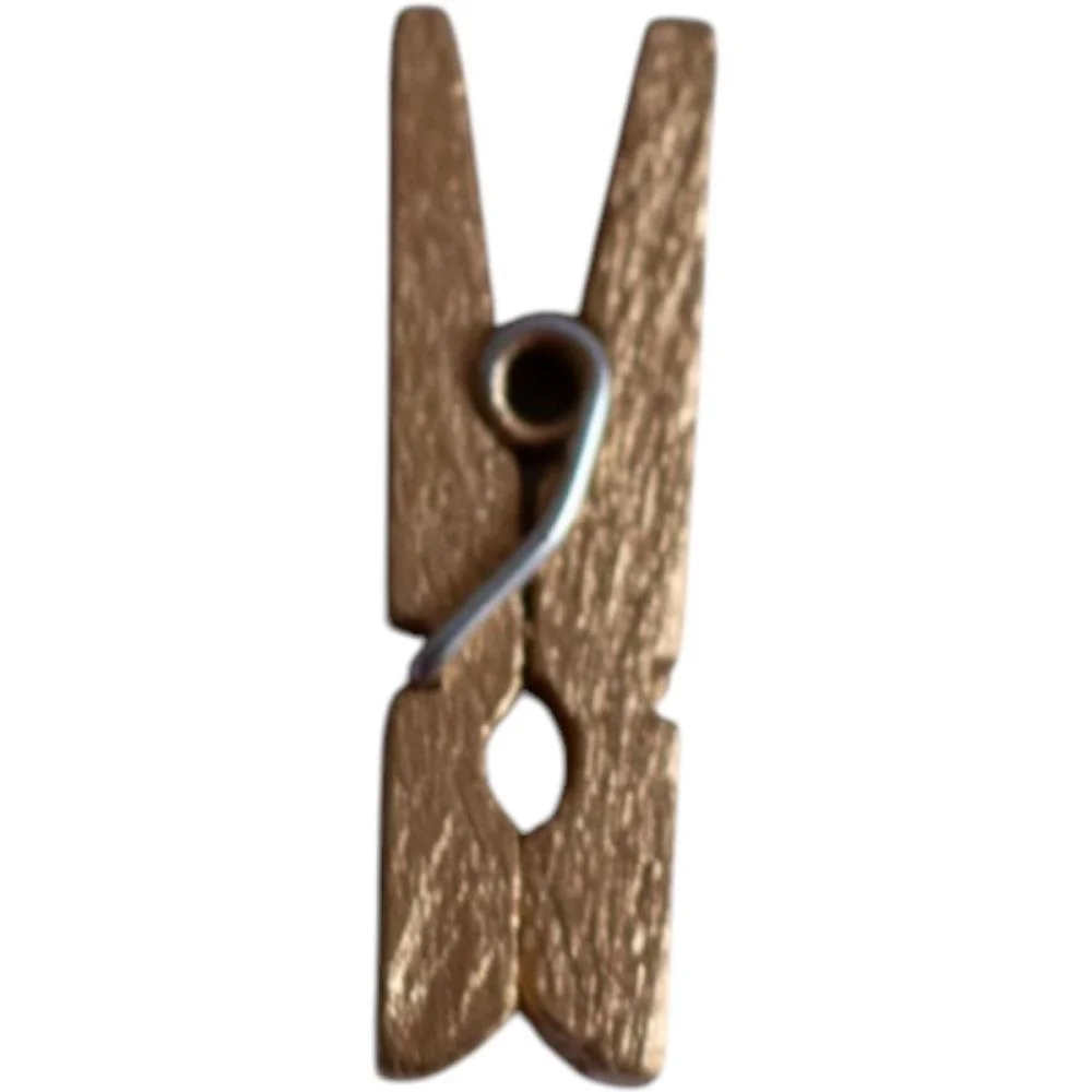 Artesanato Miniatura Pregador Ouro 2,5Cm Kit (Pct.c/100) - imagem 2