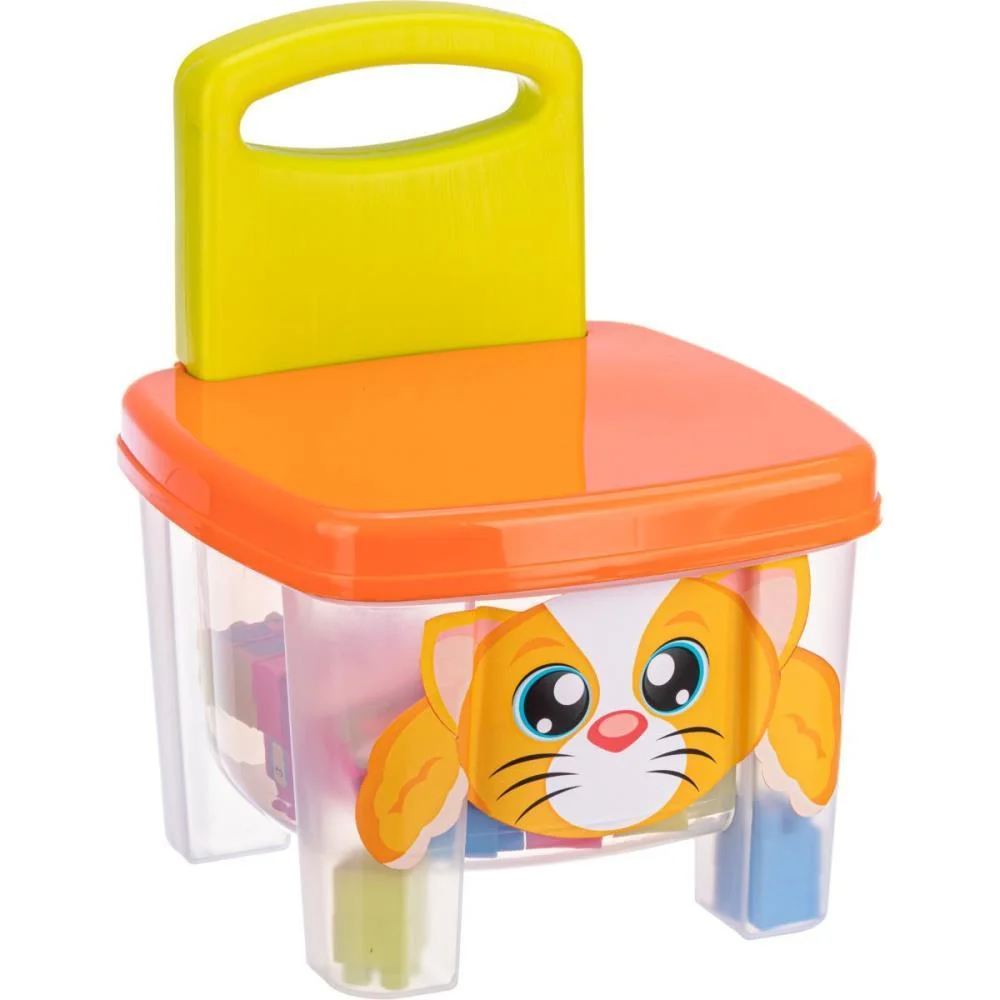 Brinquedo Para Montar Cadeira Com Blocos E Ades.40Pc Gulliver - imagem 3