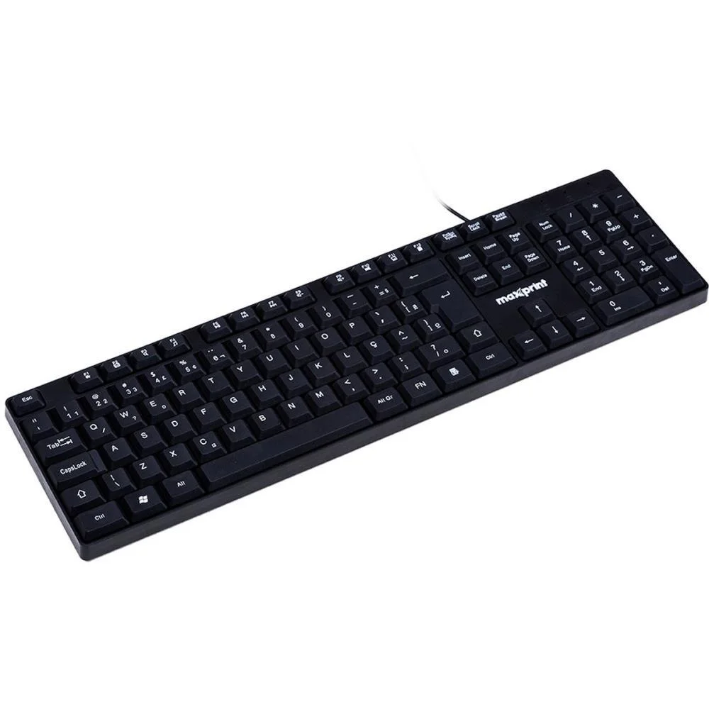 Teclado Usb 2.0 Office Easy Preto Maxprint (Unidade) - imagem 5