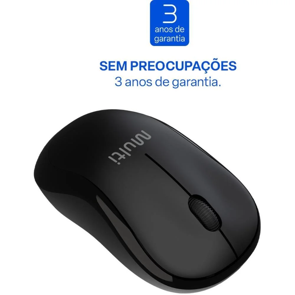 Mouse Optico Sem Fio 1200Dpi 2.4Ghz Preto Multi (Unidade) - imagem 7