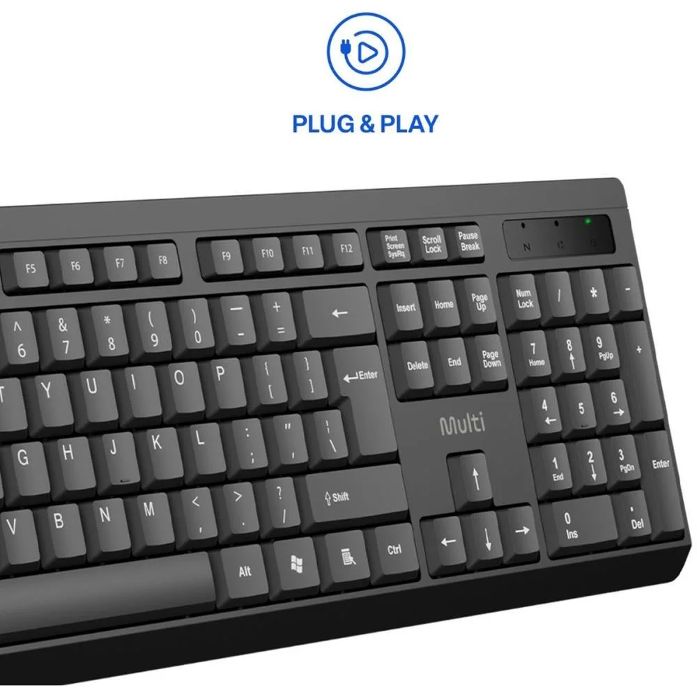 Teclado Usb S/Fio Ts050 Multimidia Pt Multi (Unidade) - imagem 6