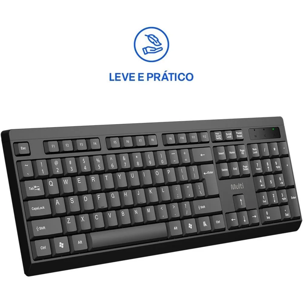 Teclado Usb S/Fio Ts050 Multimidia Pt Multi (Unidade) - imagem 8