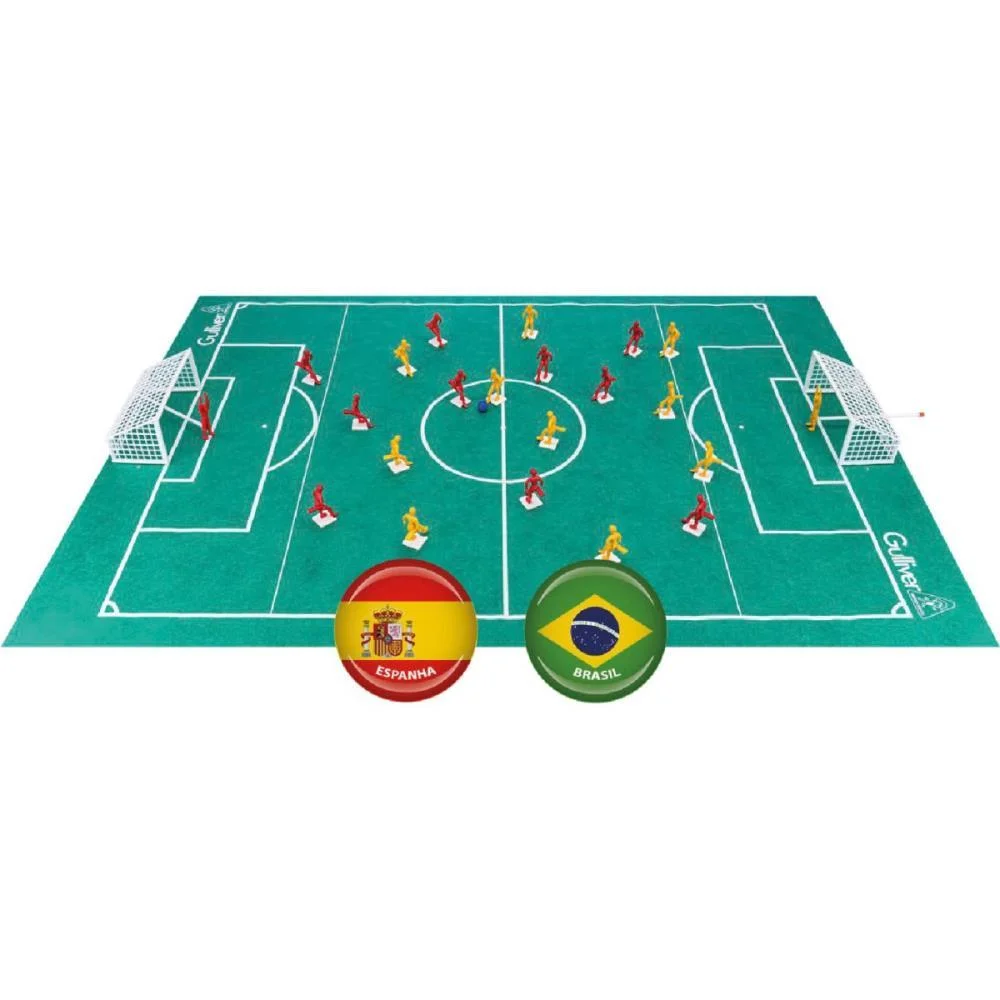 Futebol De Botao Club 2 Brasil X Espanha Gulliver - imagem 3