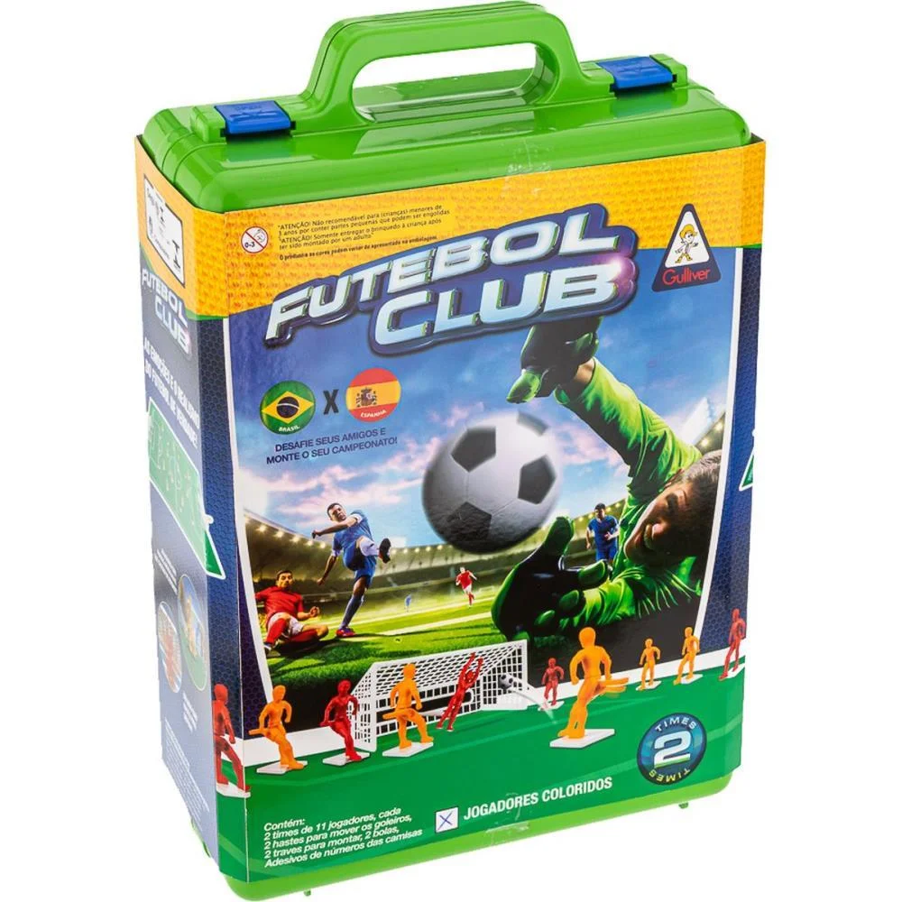 Futebol De Botao Club 2 Brasil X Espanha Gulliver - imagem 5