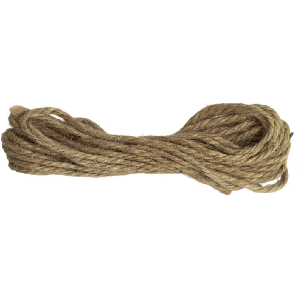 Fio De Juta 4Mm Natural 5Mts Kit (Cartela) - imagem 4
