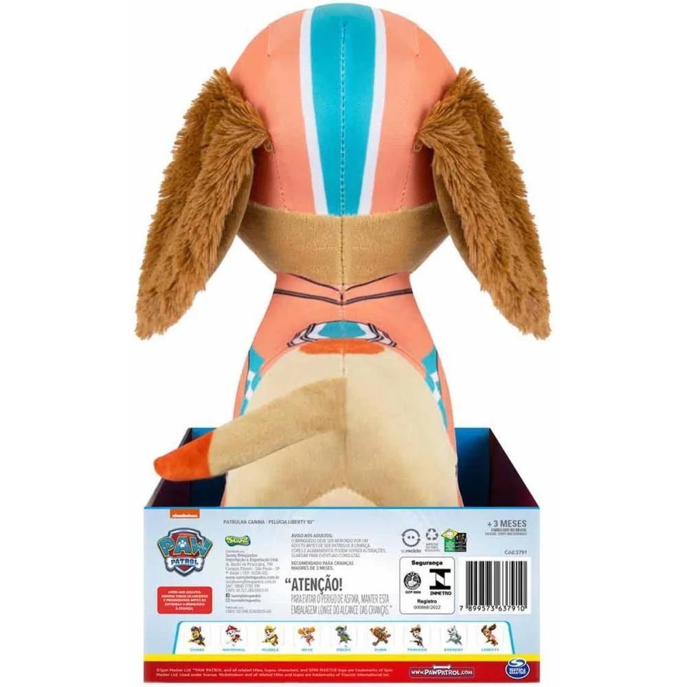 Pelucia Patrulha Canina Liberty 25,4Cm Sunny - imagem 6