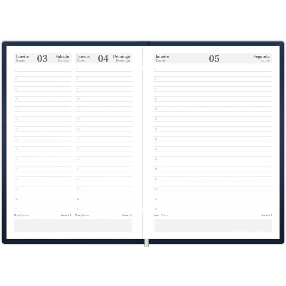 Agenda 2026 Capri Color 176F.135X192Mm Foroni (Pct.c/05) - imagem 8