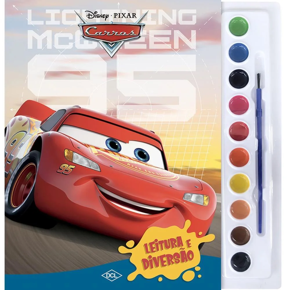 Livro Aquarela Cars 29X28,5Cm 16Pgs Dcl (Unidade) - imagem 3