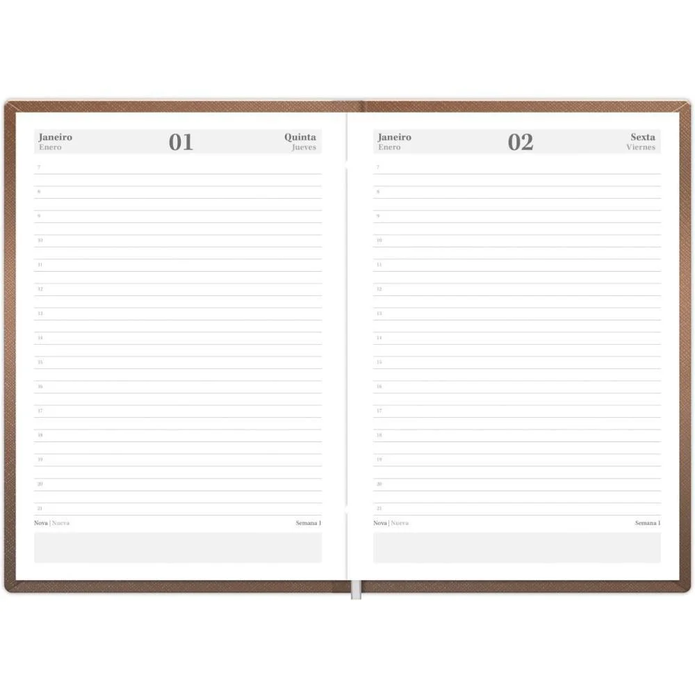 Agenda 2026 Capri Star 176F. 135X192Mm Foroni (Pct.c/05) - imagem 6