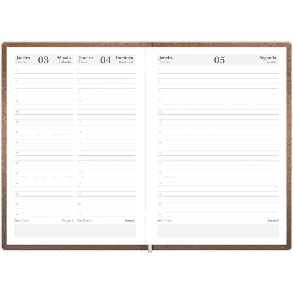Agenda 2026 Capri Star 176F. 135X192Mm Foroni (Pct.c/05) - imagem 7