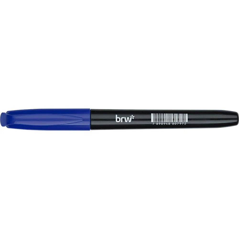 Caneta Para Cd 2.0Mm Azul Brw (Cx.c/12) - imagem 4