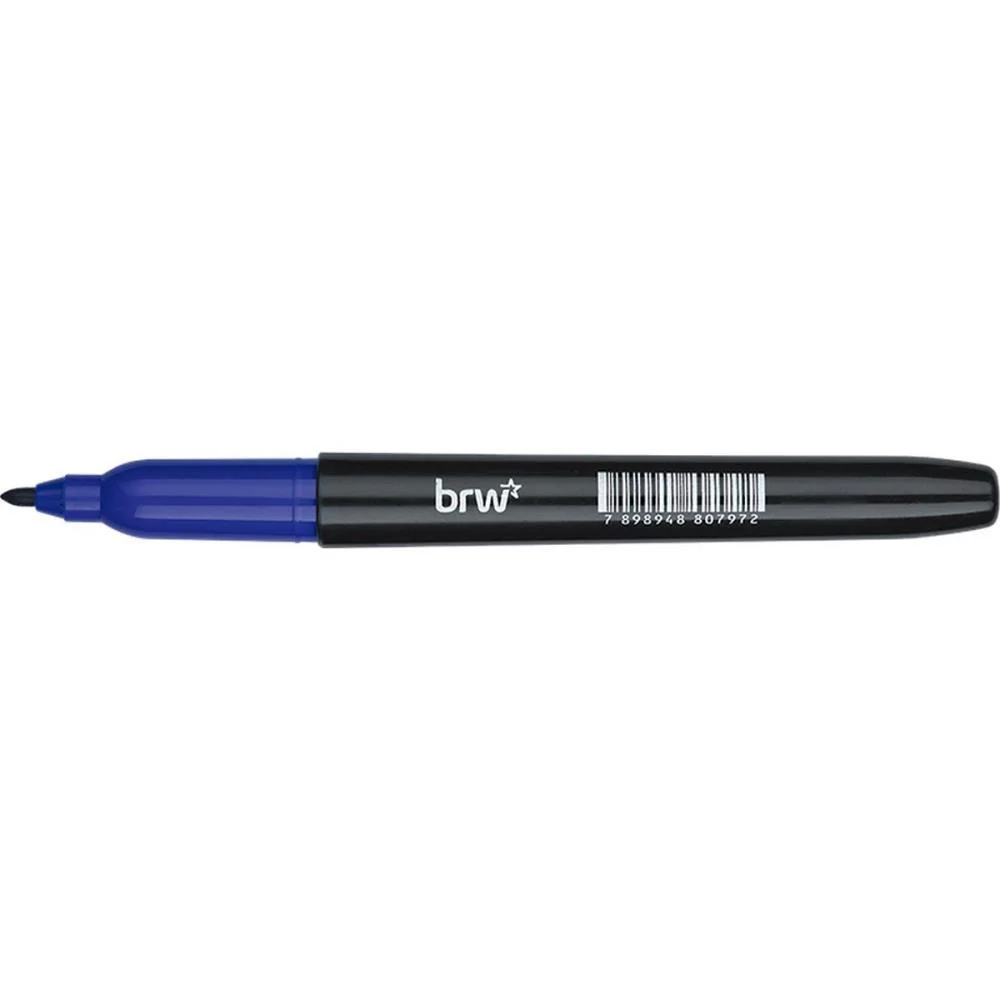 Caneta Para Cd 2.0Mm Azul Brw (Cx.c/12) - imagem 5