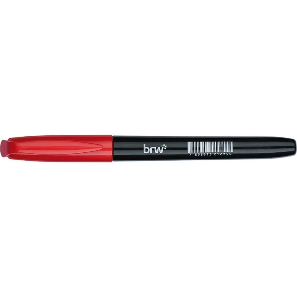 Caneta Para Cd 2.0Mm Vermelho Brw (Cx.c/12) - imagem 4